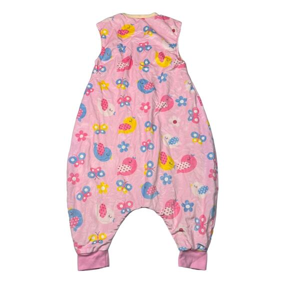 Michley Plush Sleep Sack Sleeper Jumpsuit Owl Butterflies Baby Infant Medium - Picture 6 of 8